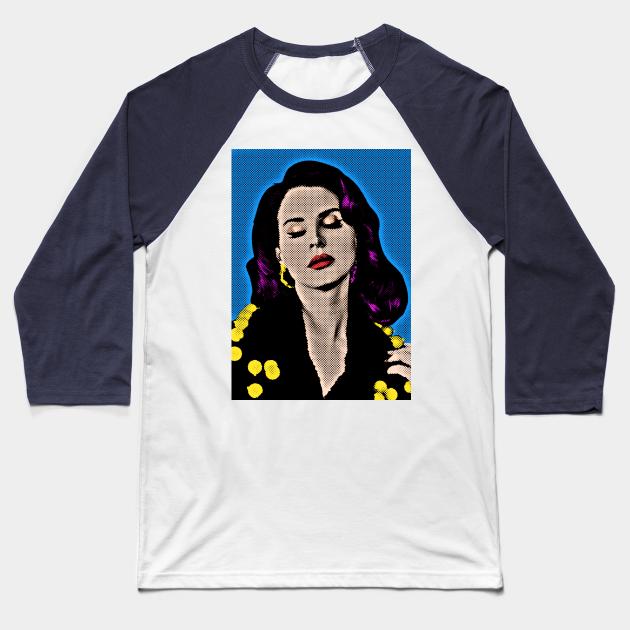 Lana Del Rey Baseball T-Shirt by Creativedy Stuff